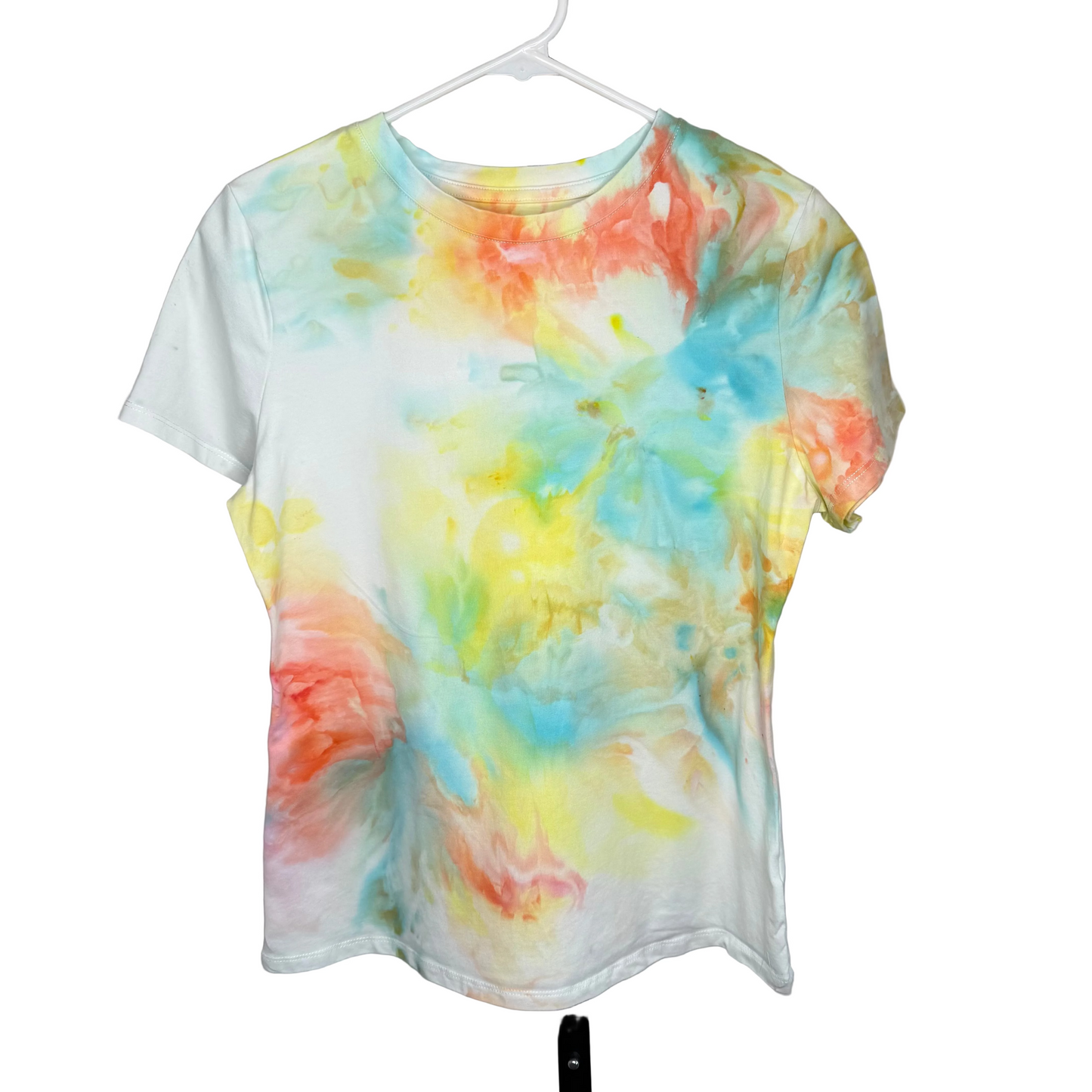 Tropical Breeze abstract ice dyed shirt- Small