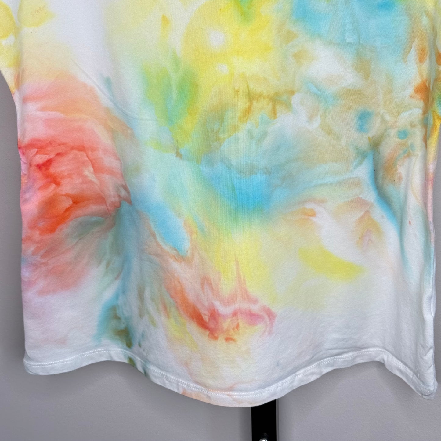 Tropical Breeze abstract ice dyed shirt- Small