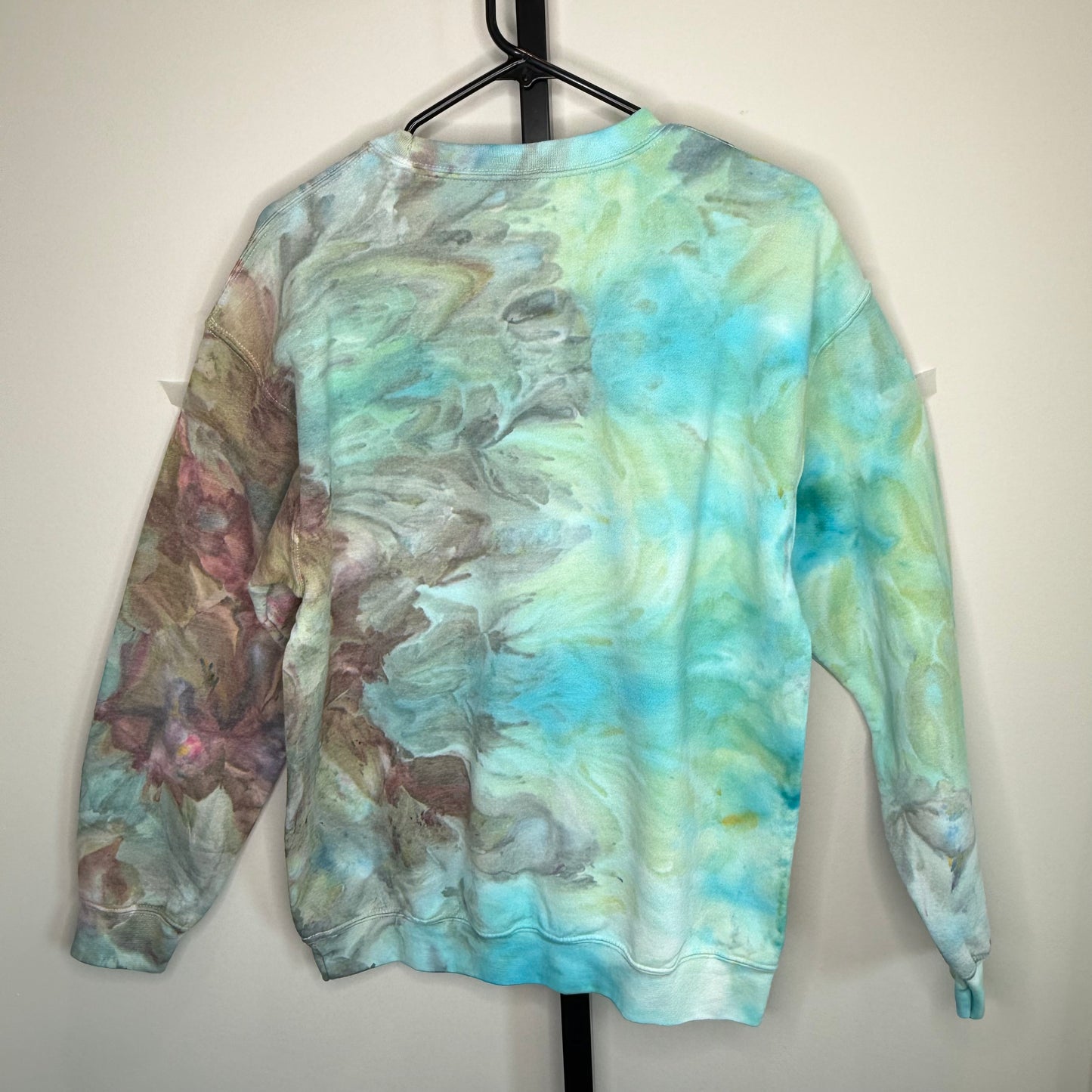 Ocean mist ice dyed sweatshirt- tie dyed Unisex Medium
