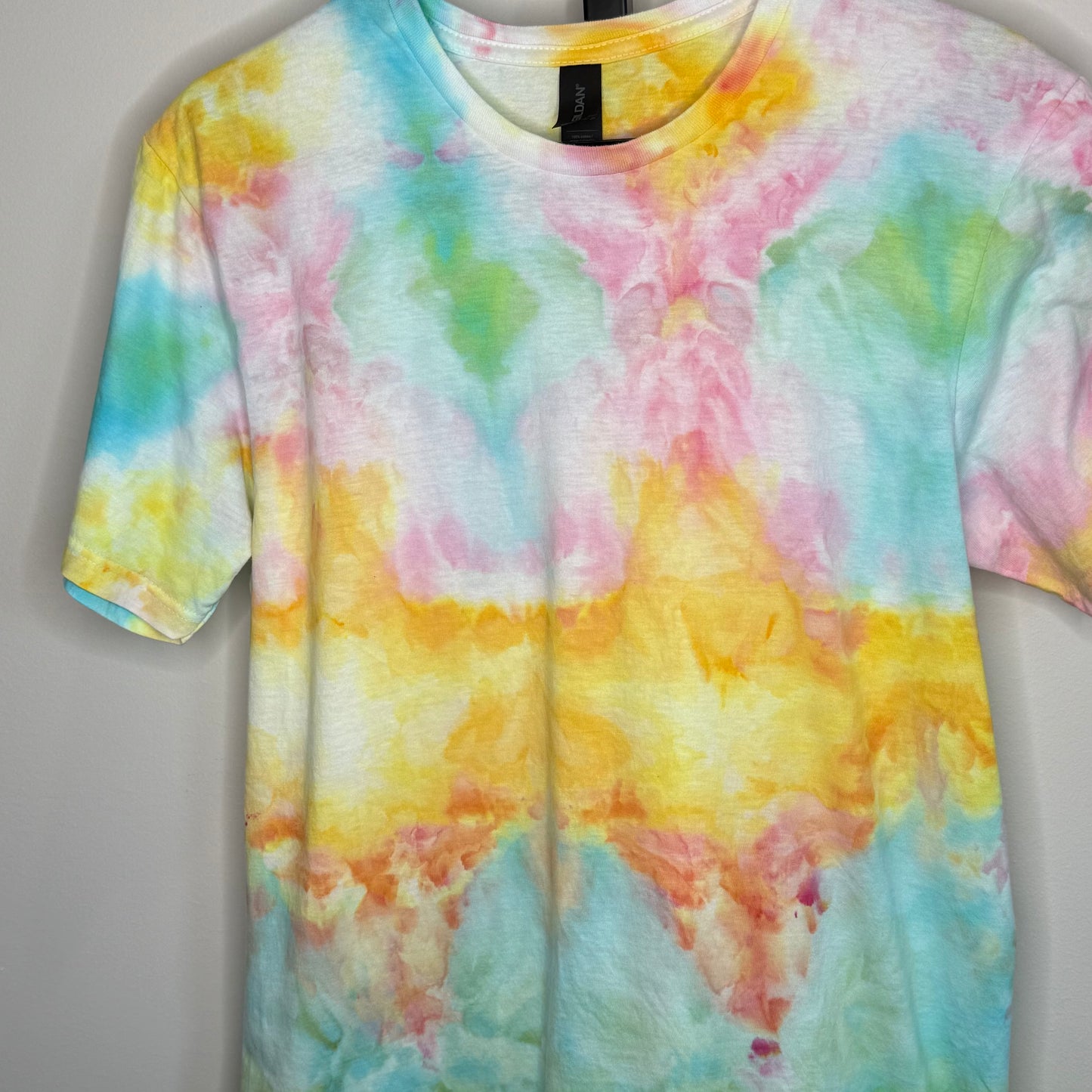 Tropical Breeze ice dyed  t-shirt- unisex Medium
