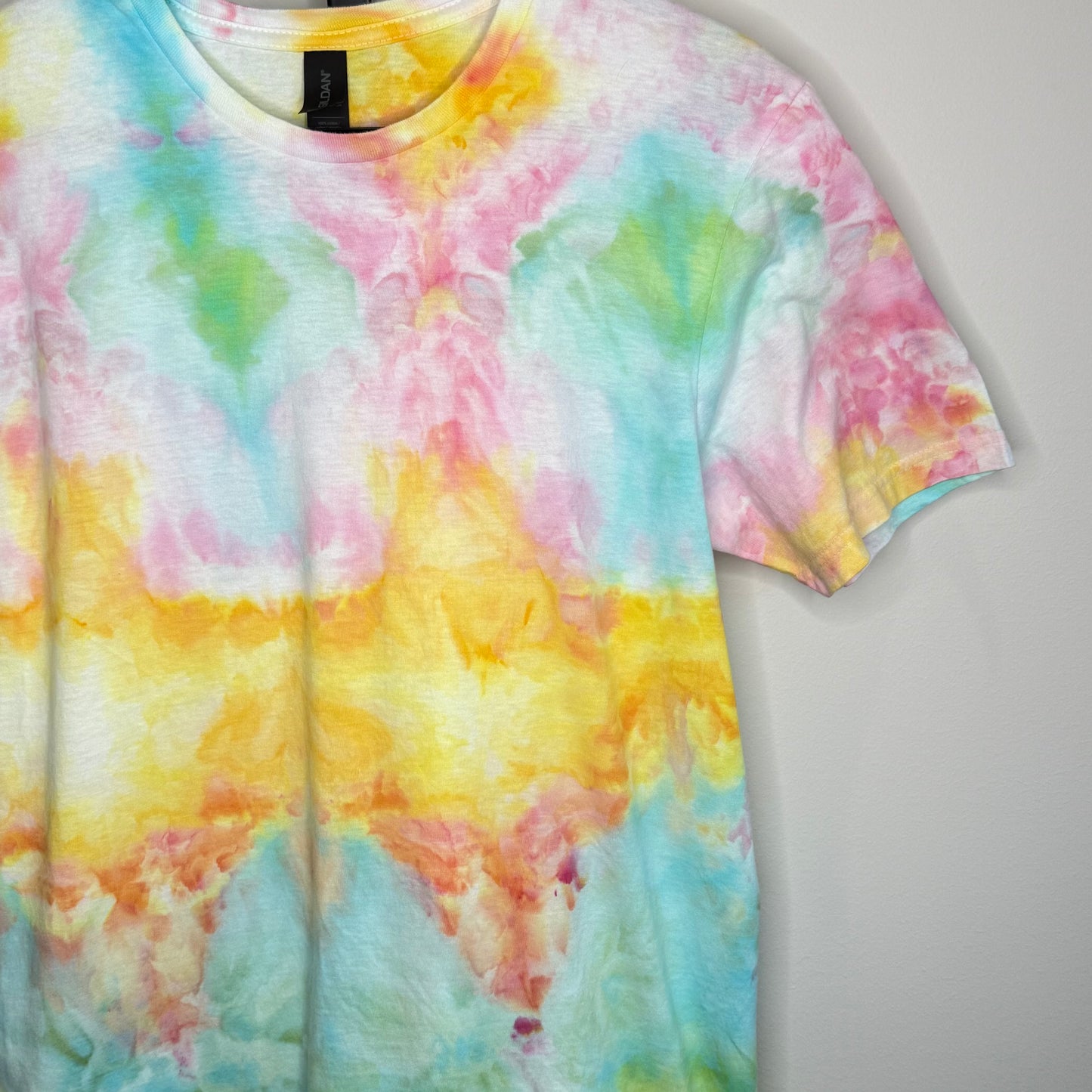Tropical Breeze ice dyed  t-shirt- unisex Medium