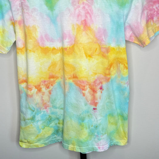 Tropical Breeze ice dyed  t-shirt- unisex Medium