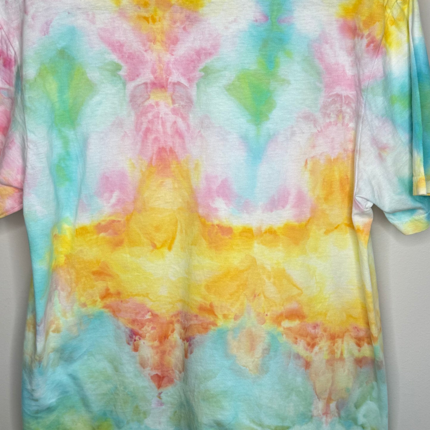 Tropical Breeze ice dyed  t-shirt- unisex Medium