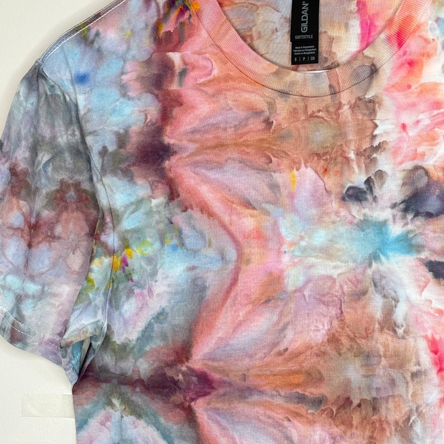 Stormy Nebula ice dyed  t-shirt- unisex Small