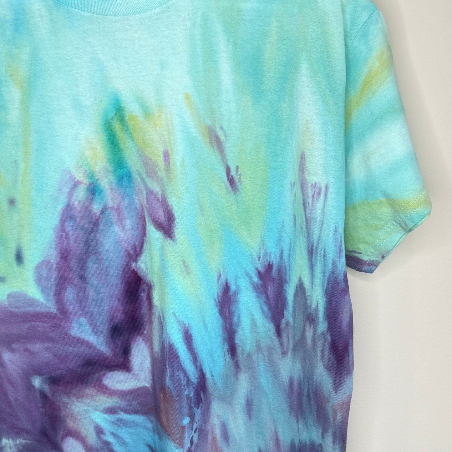 Arctic wildflower ice dyed  t-shirt- unisex Medium