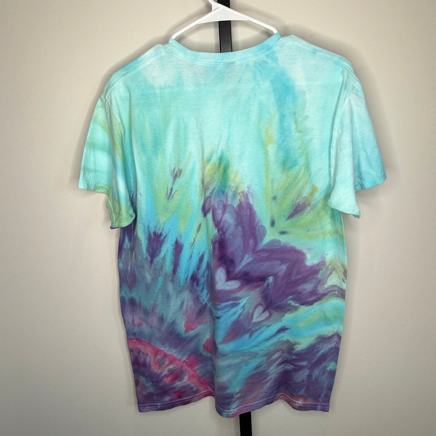Arctic wildflower ice dyed  t-shirt- unisex Medium