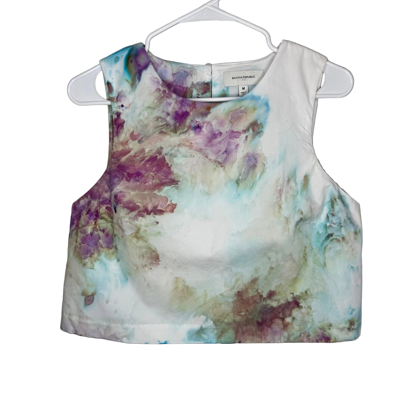 Alchemist abstract ice dyed sleeveless shirt- Medium
