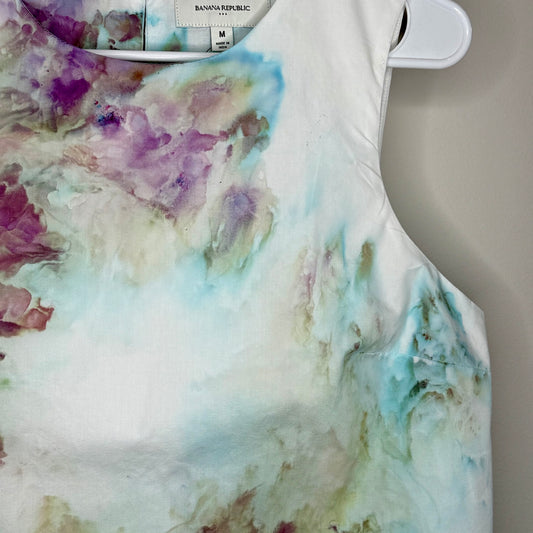 Alchemist abstract ice dyed sleeveless shirt- Medium