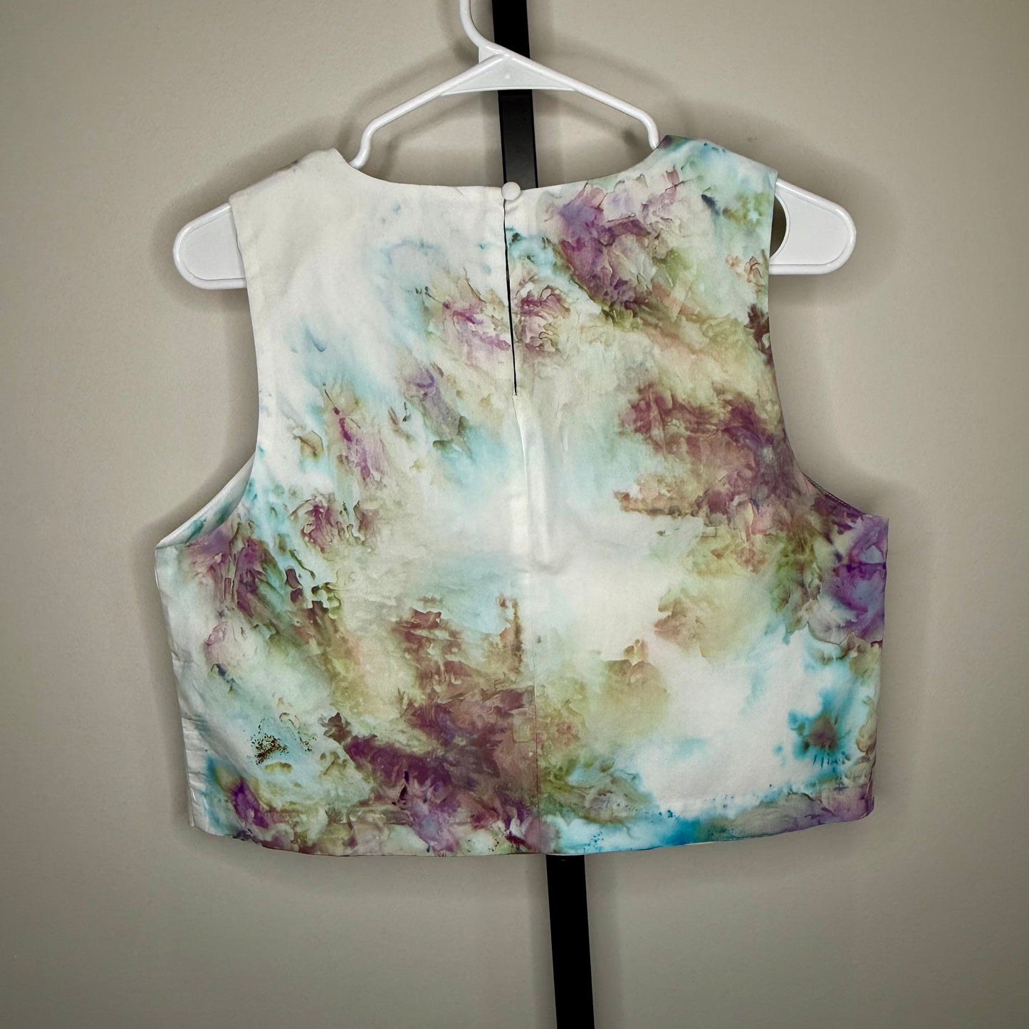 Alchemist abstract ice dyed sleeveless shirt- Medium