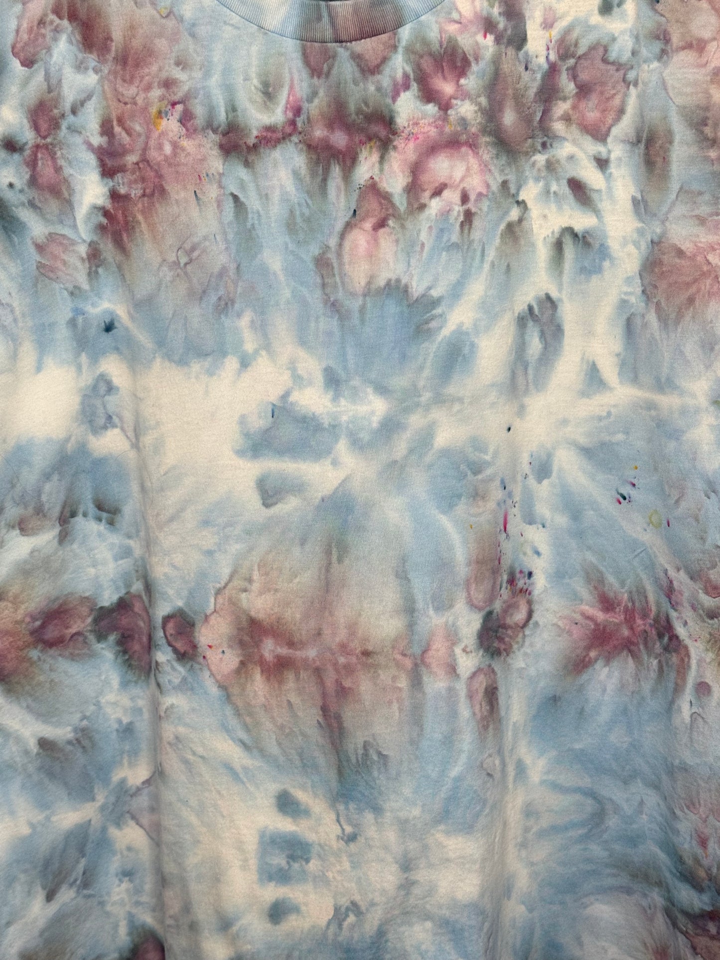 snow Maiden ice dyed  t-shirt- unisex X-Large