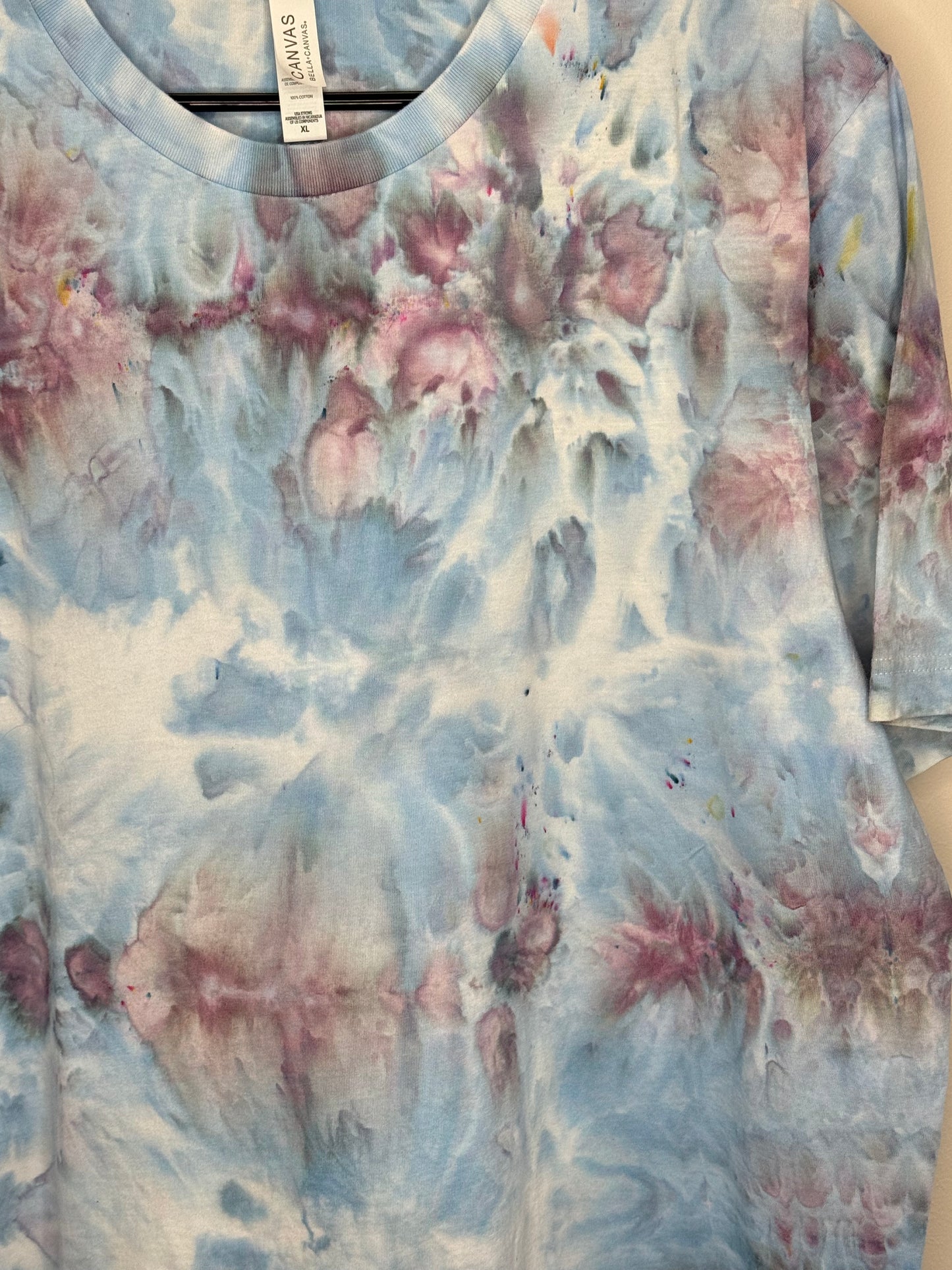 snow Maiden ice dyed  t-shirt- unisex X-Large