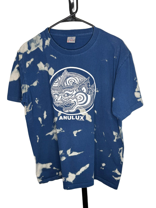 navy reverse dyed  t-shirt- unisex Large