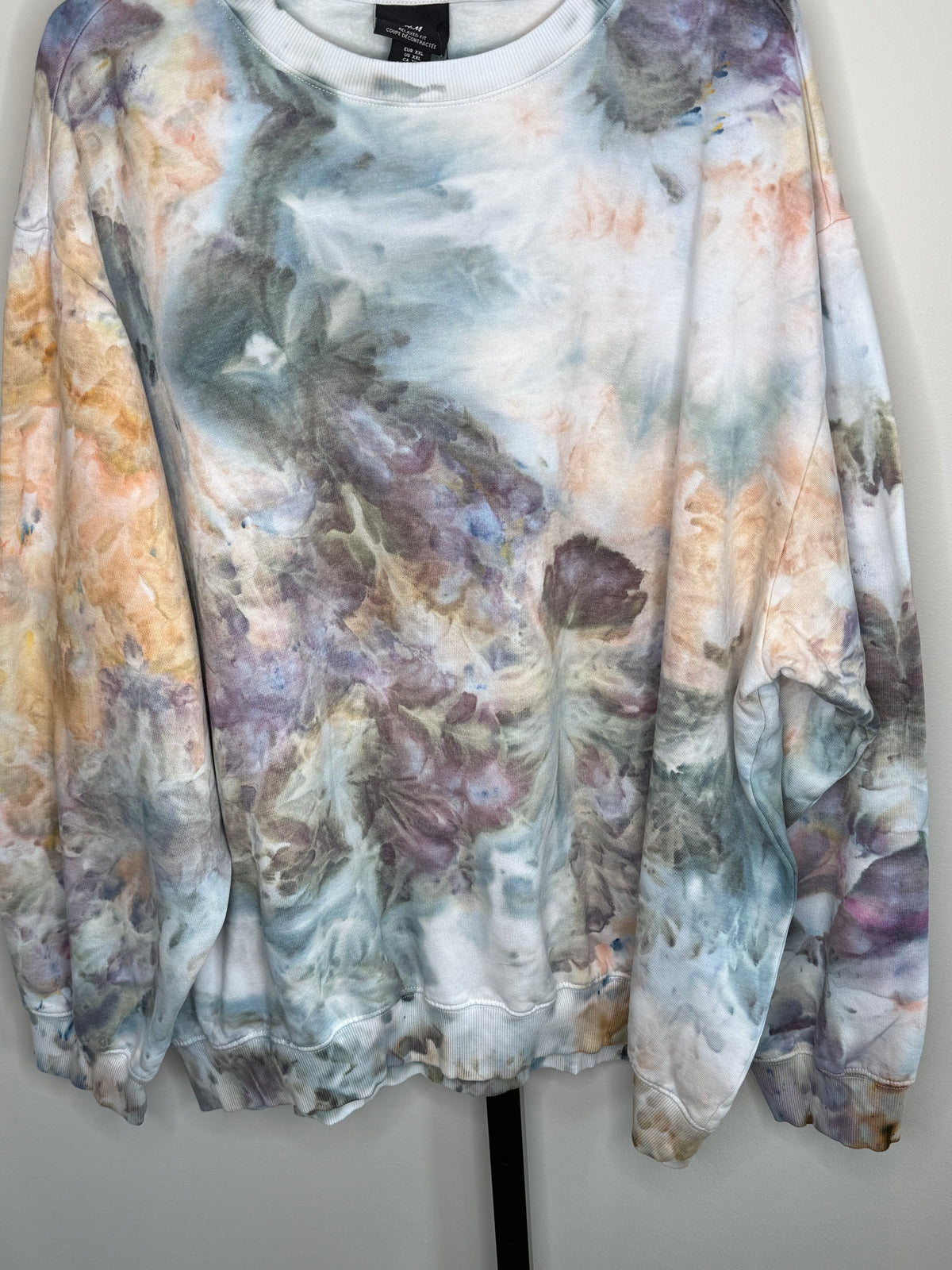 Camel Storm ice dyed unisex sweatshirt. 2xl