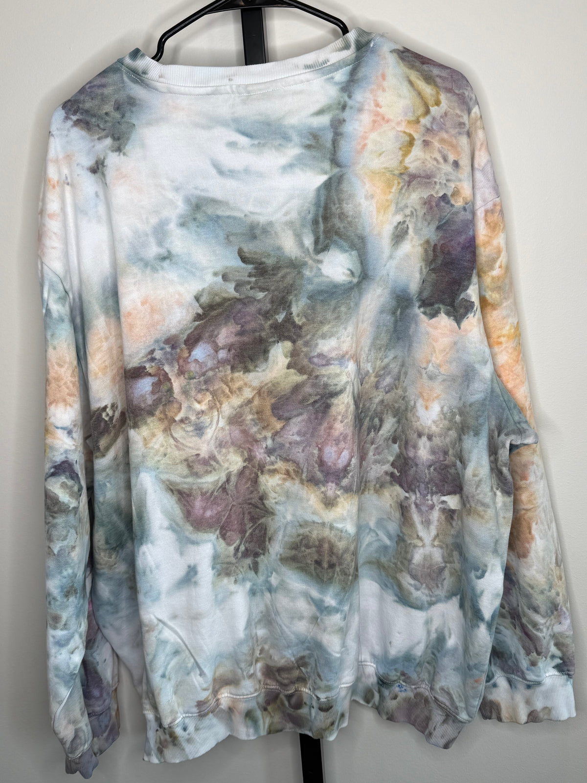 Camel Storm ice dyed unisex sweatshirt. 2xl