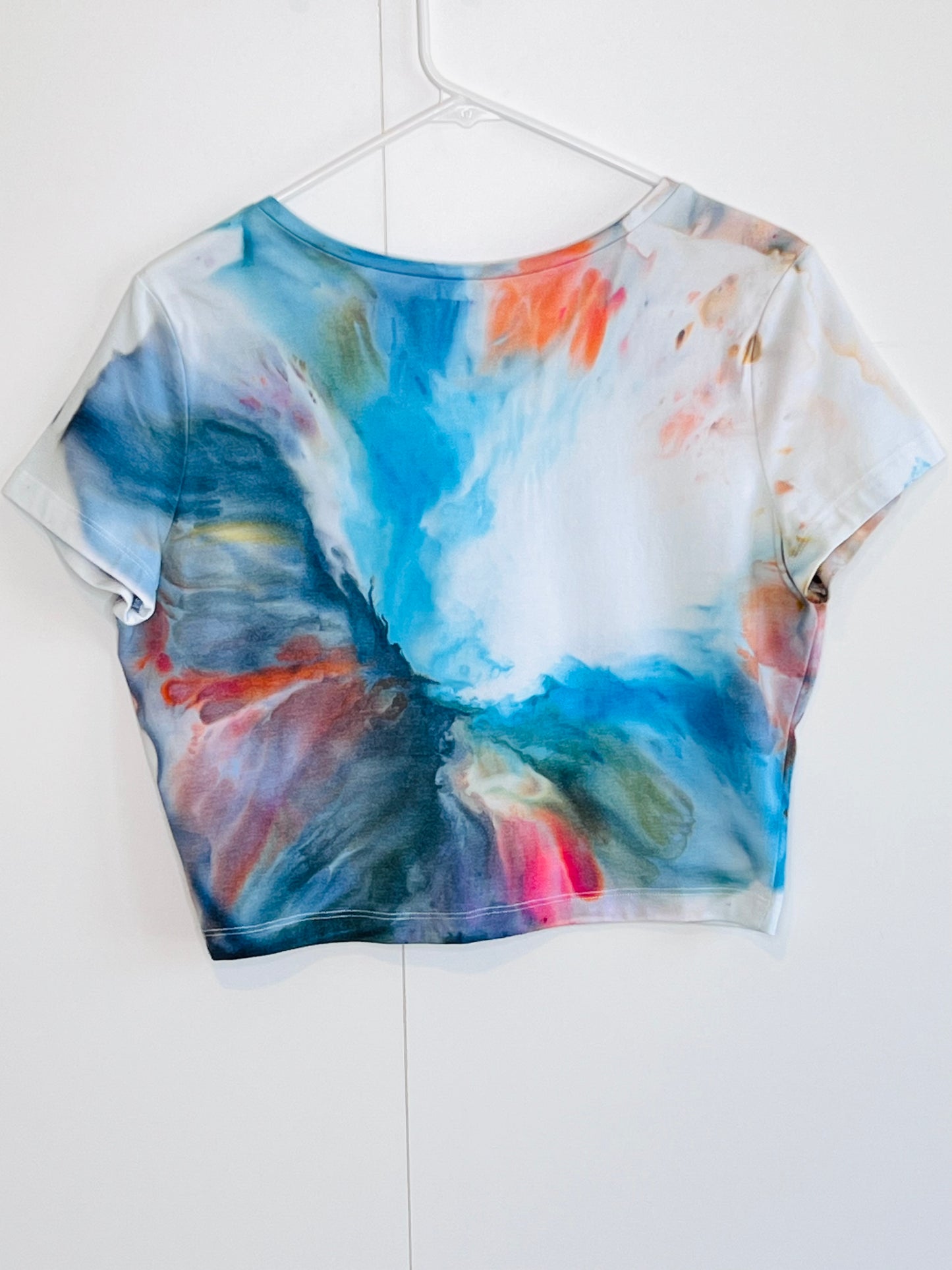 Monet ice dyed crop top-XX-Large