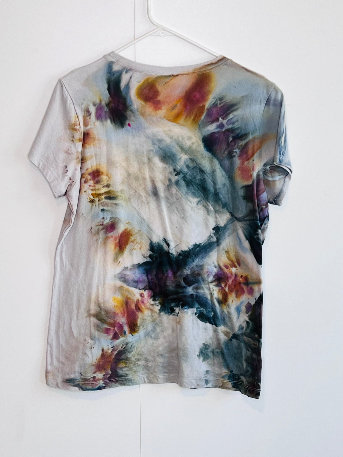 Camel storm abstract tie dye t-shirt