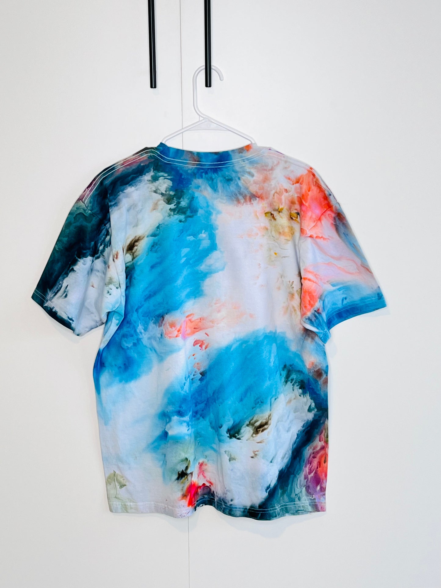 Monet inspired ice tie dye t shirt- large