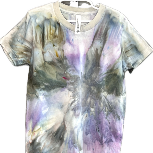 lilac dream tie dye kids unisex shirt small 6-8