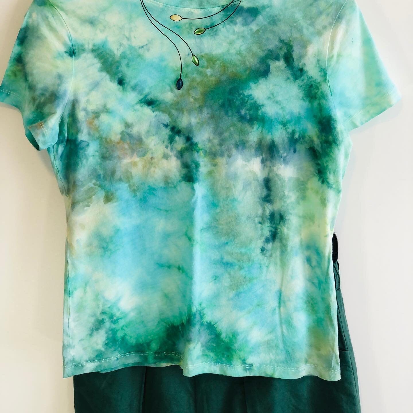 Island green hand dyed t-shirt