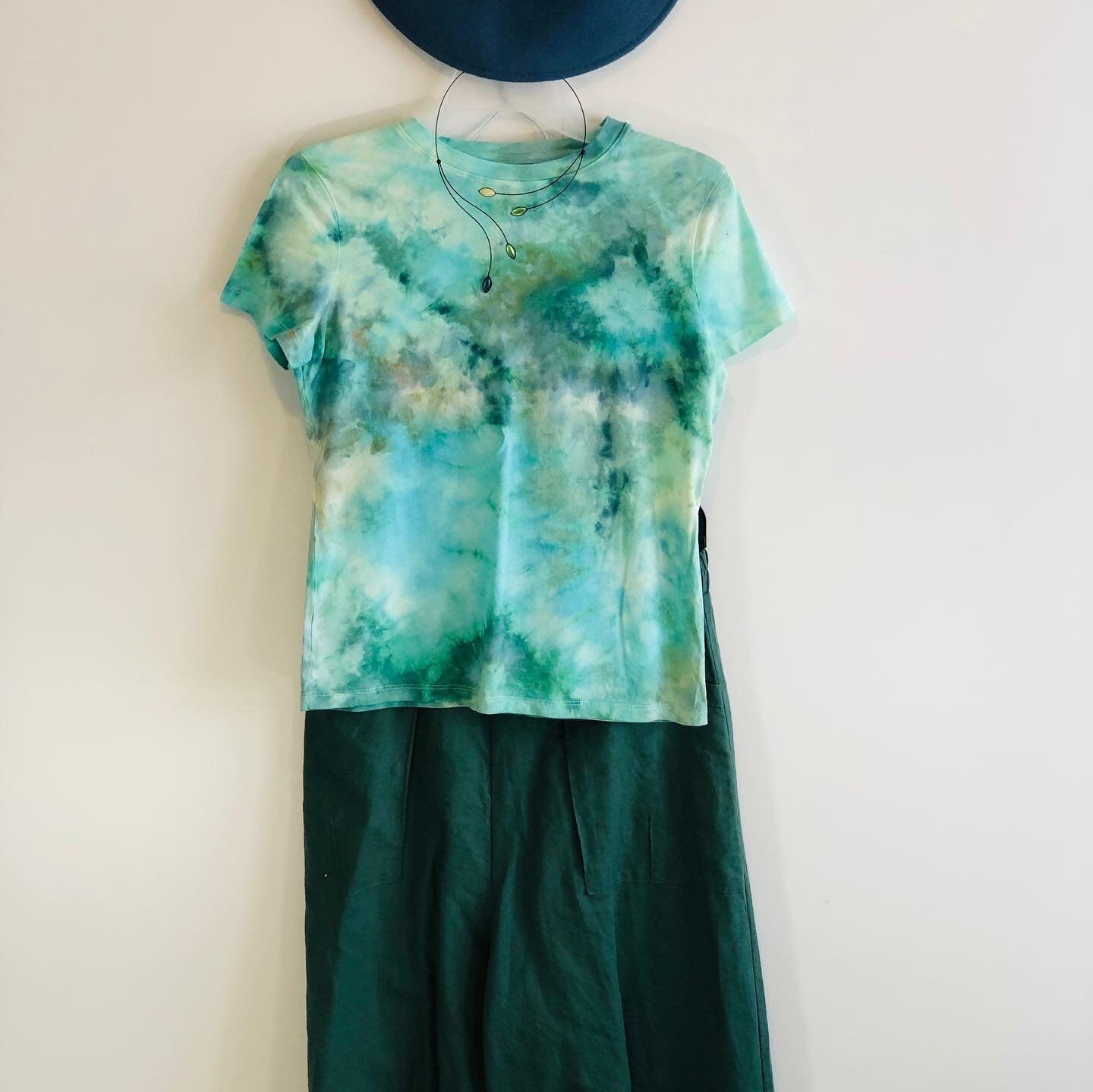 Island green hand dyed t-shirt