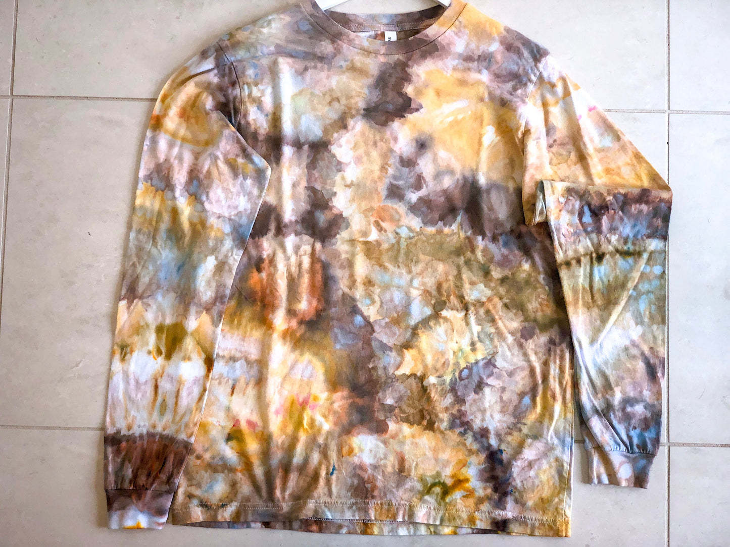 Fall foliage ice dyed shirt- mens/ unisex