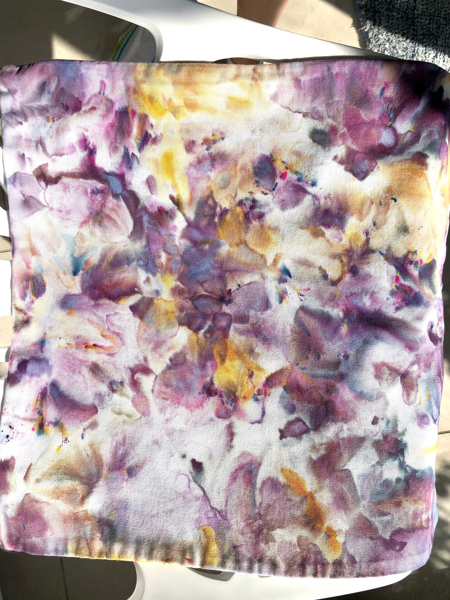 Ice dyed pillow case cover - cosmic 18x18