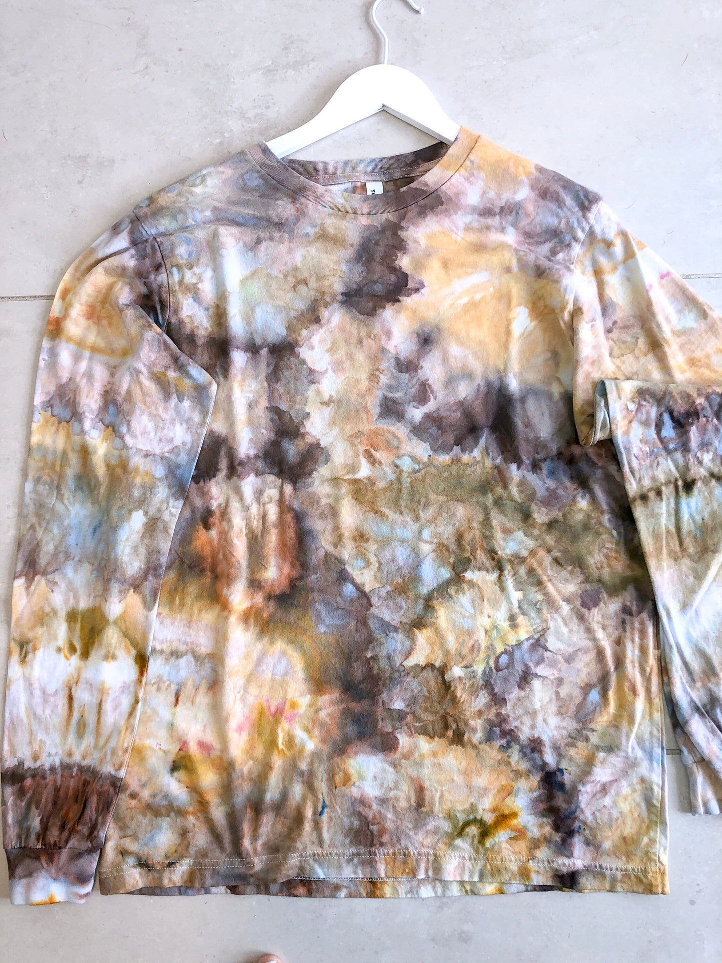 Fall foliage ice dyed shirt- mens/ unisex