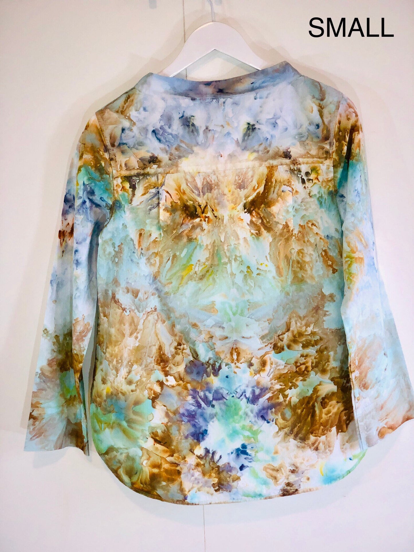 Patina ice dyed blouse