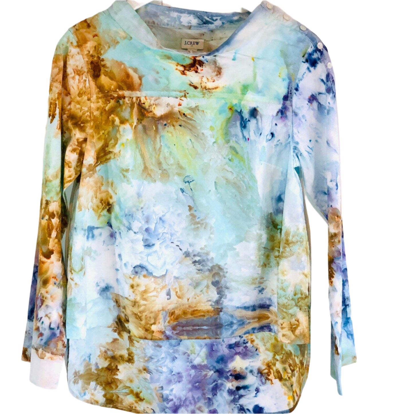 Patina ice dyed blouse
