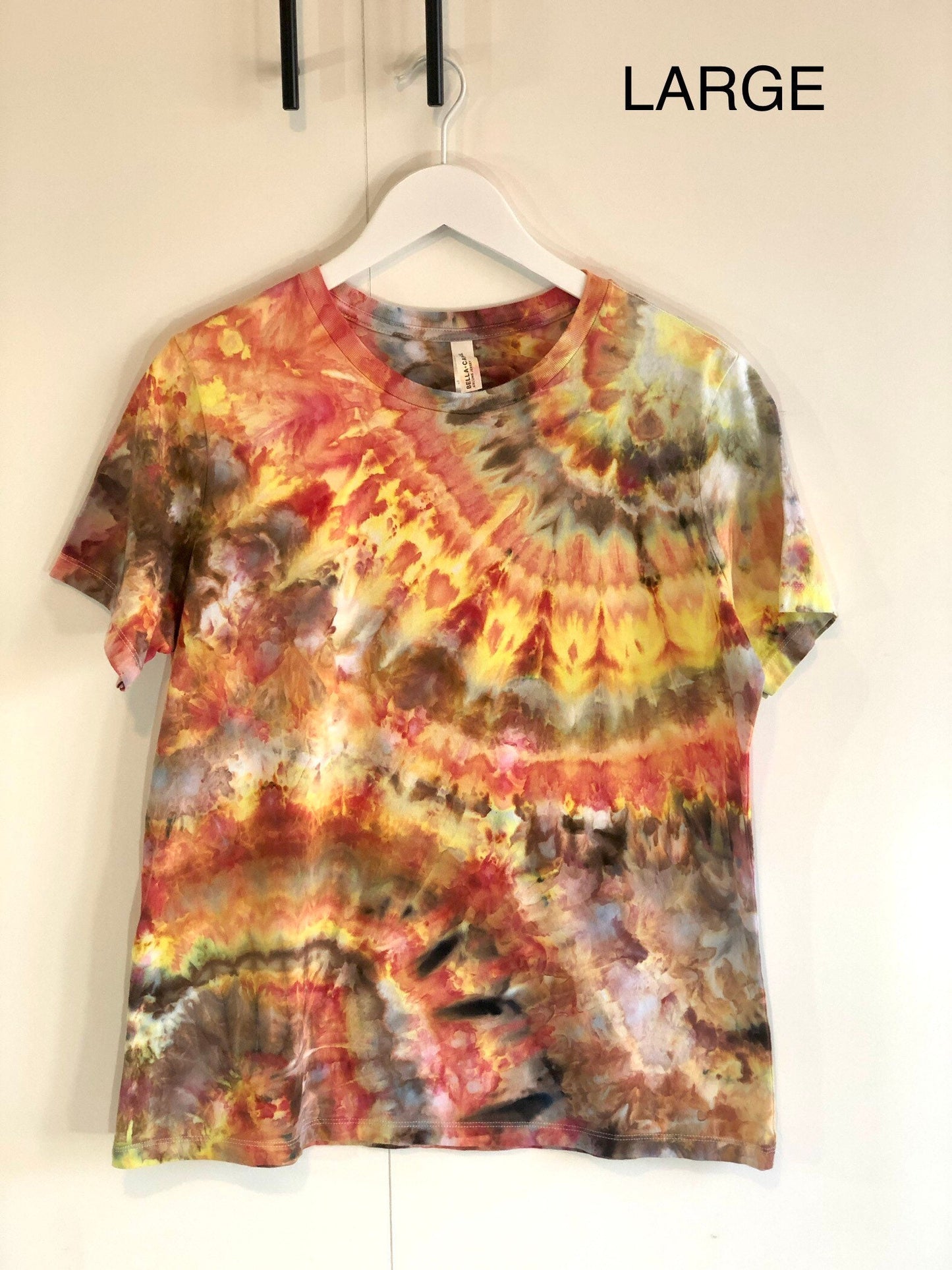 Ice dyed t-shirt- fire walk with me