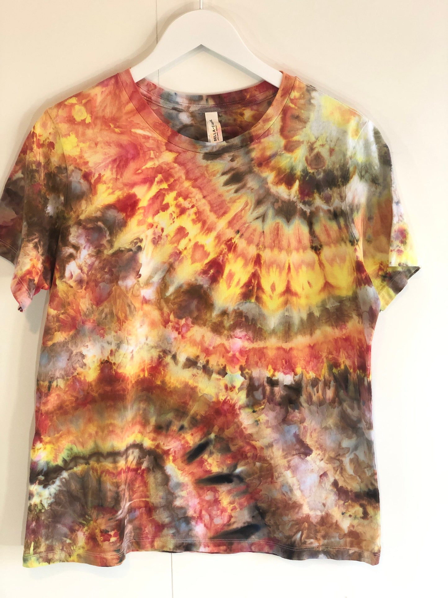 Ice dyed t-shirt- fire walk with me