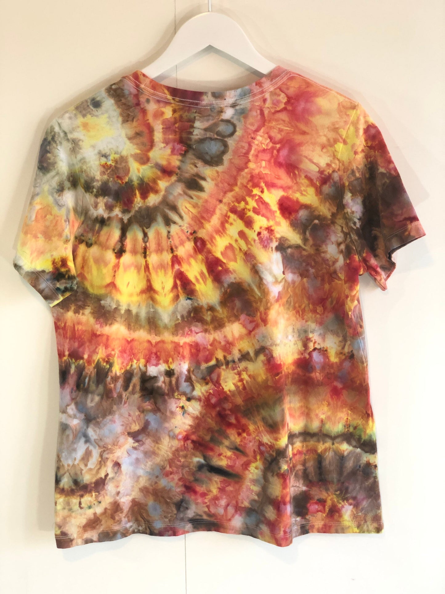 Ice dyed t-shirt- fire walk with me