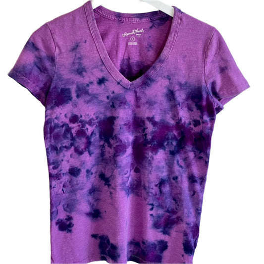 Imperial purple ice dyed t-shirt