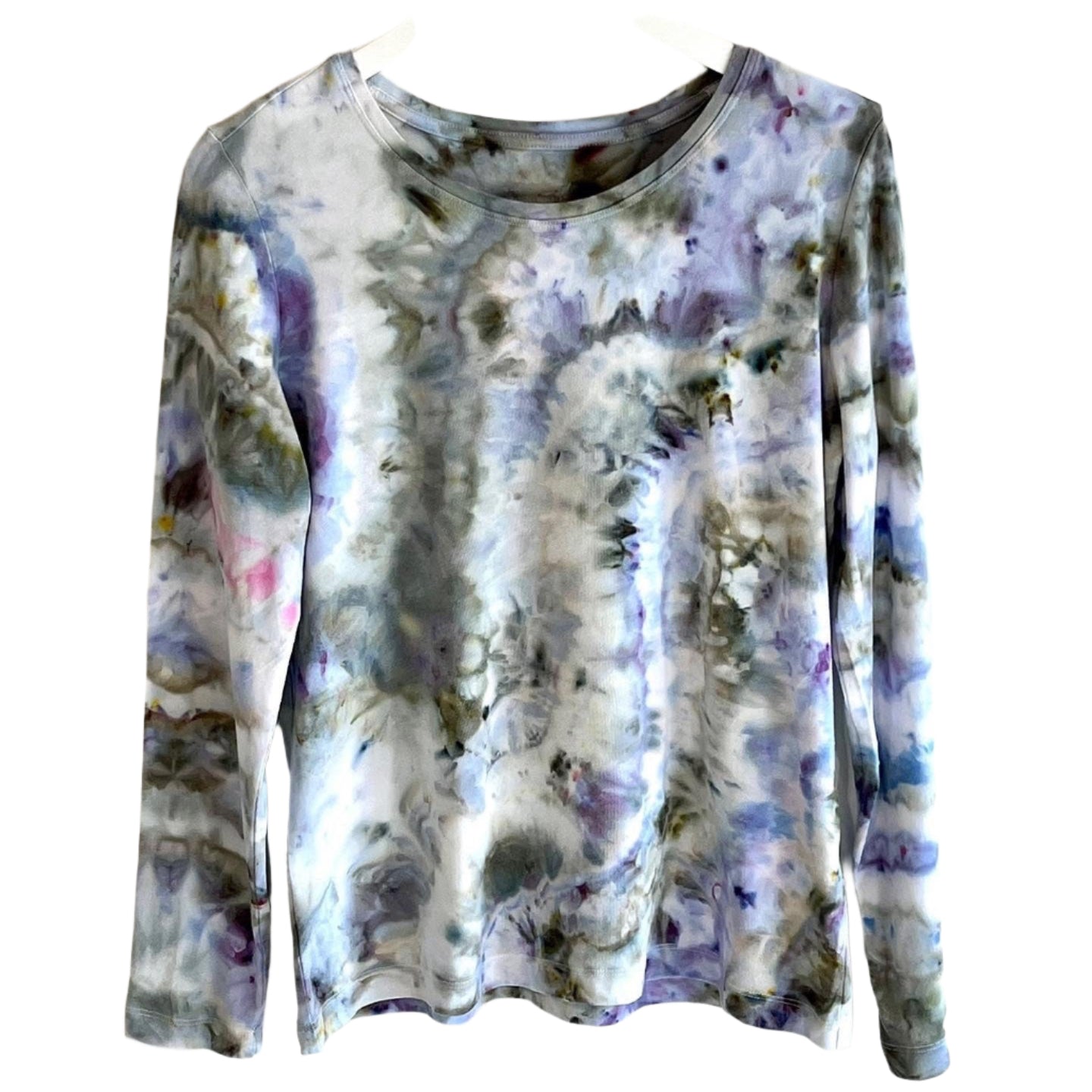 Lilac geode long sleeve t-shirt