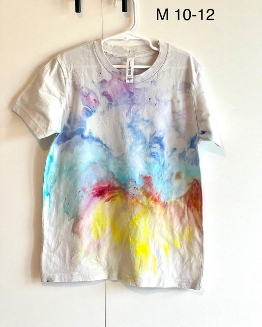 Abstract tie dye kids  M 10-12