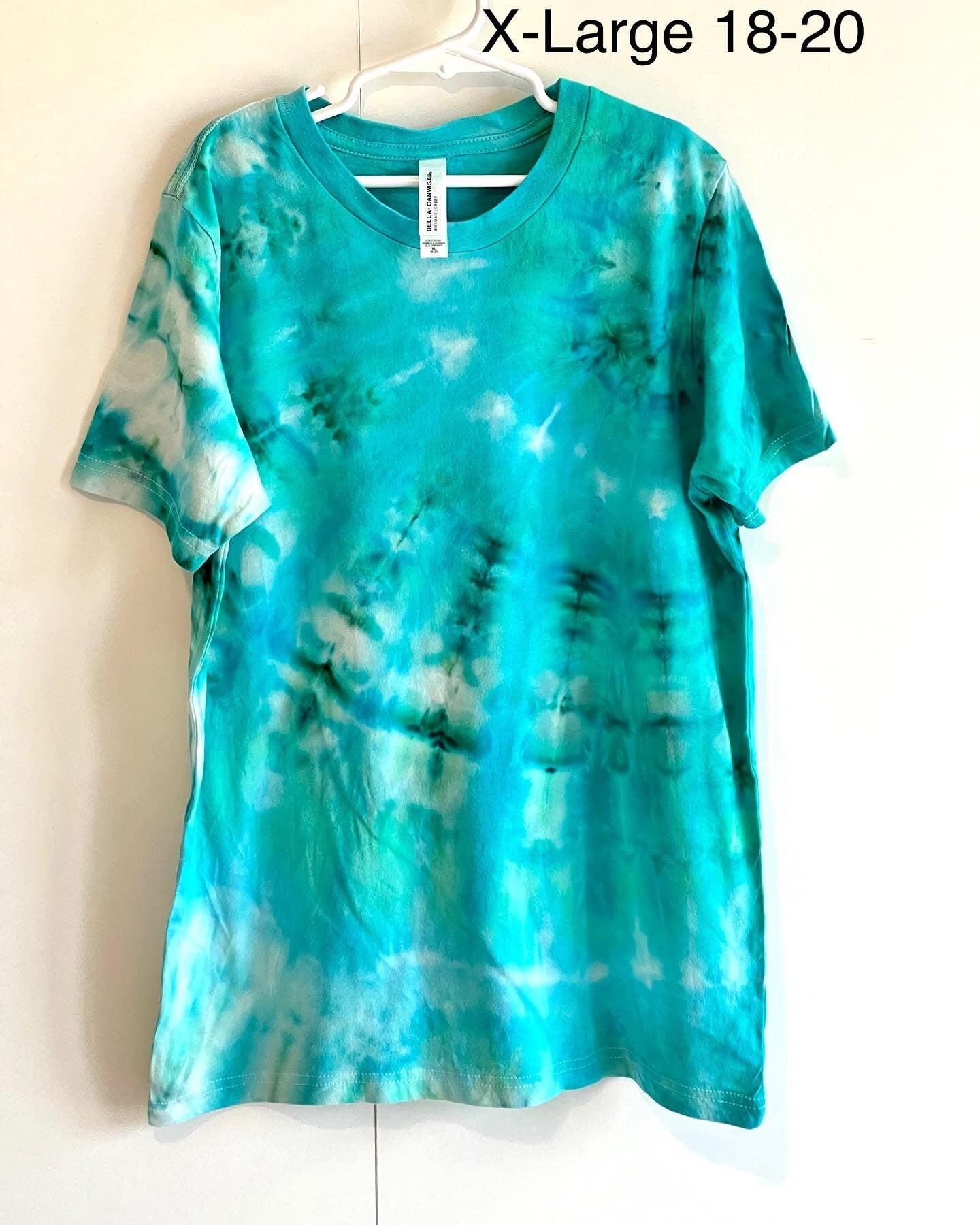 Island dream tie dye t-shirt kids unisex xl 18-20