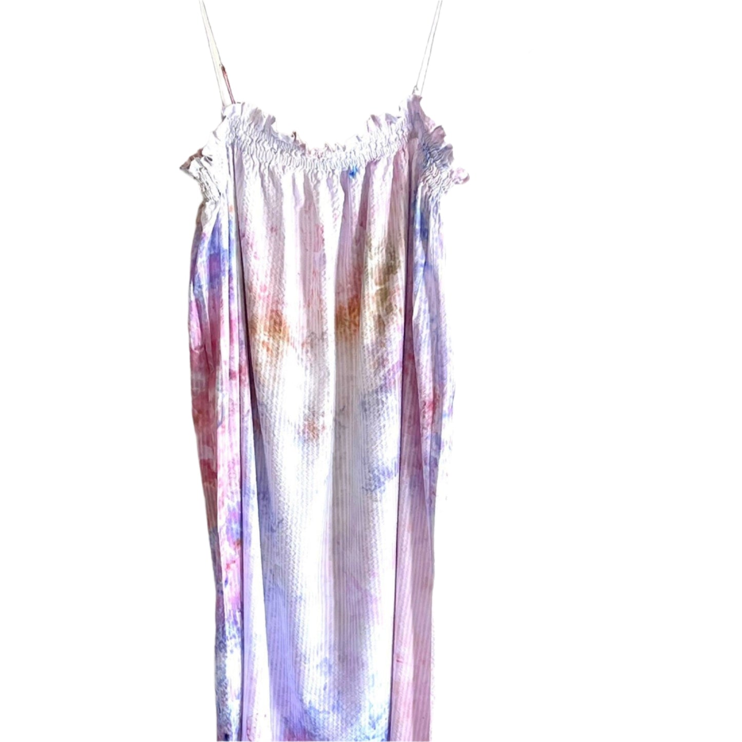 Cotton Candy Skies ice dyed dress- Large – Movement Design Co