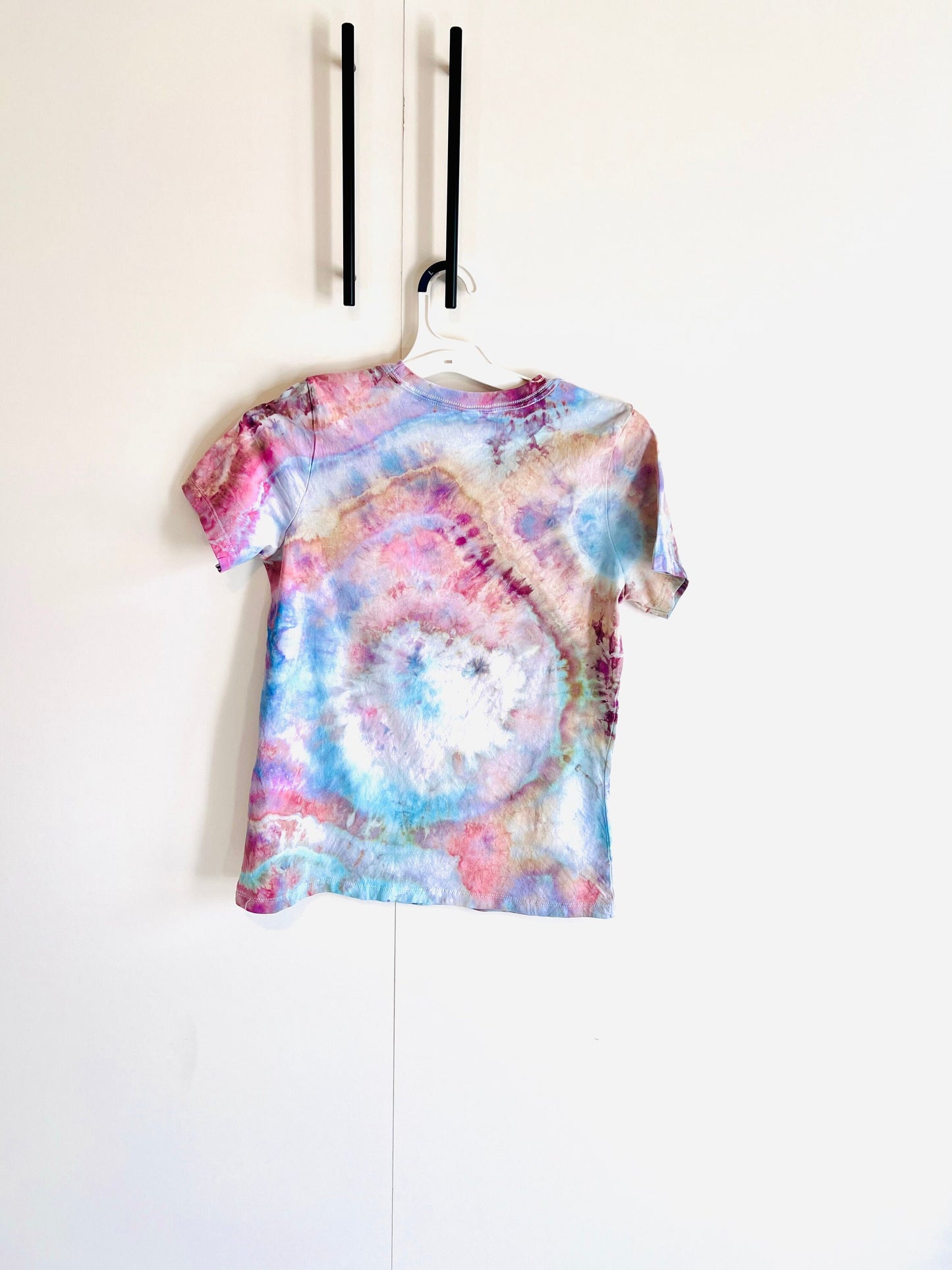 Pastel geode ice dyed t-shirt- Small