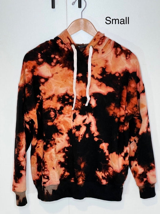 Black reverse tie dye uber soft Women's sweatshirt