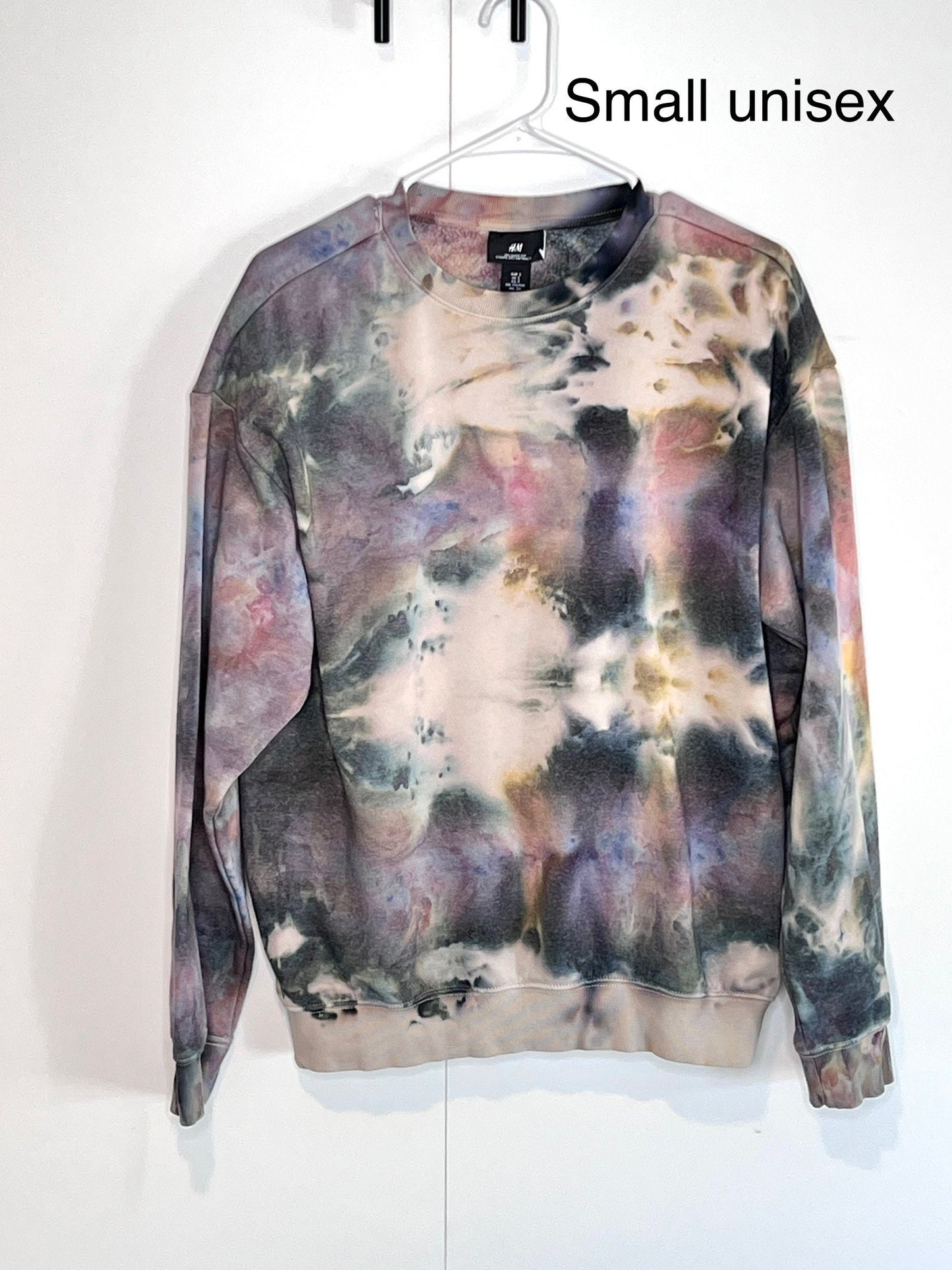 Timber and gold ice dyed unisex sweatshirt-small